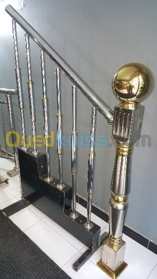 rampe escalier en inox