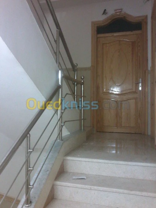 rampe escalier en inox