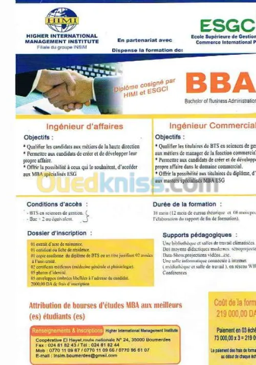 FORMATION ET CONSEIL