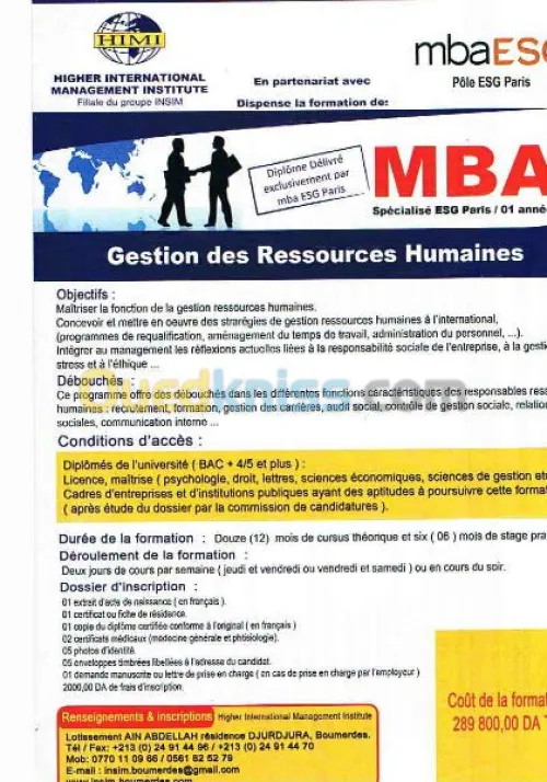 FORMATION ET CONSEIL