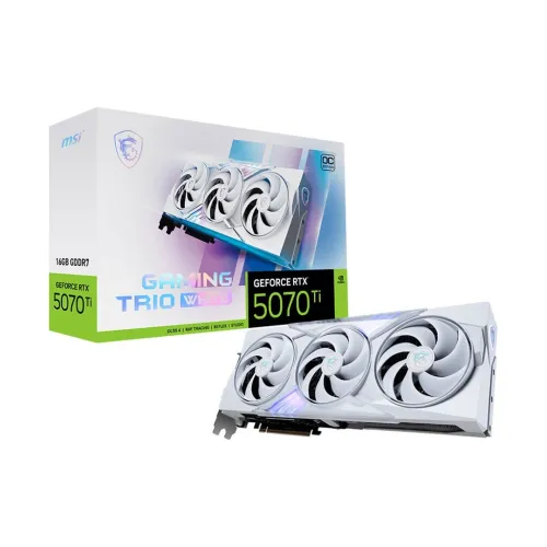 RTX 5070 Ti 16 Go MSI GAMING TRIO OC WHITE