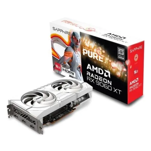 RX 9060 XT 16 GB Saphire Pure OC White Edition