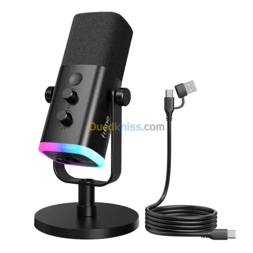 Microphone Fifine AM8 Dymanic White/Black