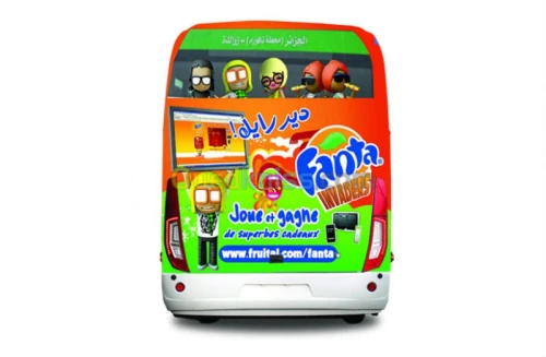 Location d'espace publicitaire sur bus