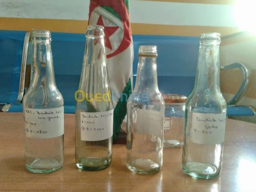 Emballage en verre(flacon,boutielle,..