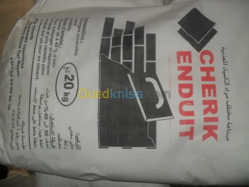 fabrication de ciment colle, enduit