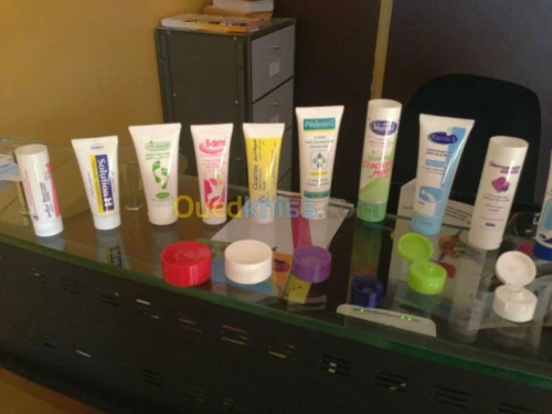 Emballage: tubes, flacons, impression 