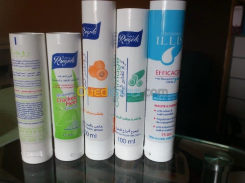 Emballage: tubes, flacons, impression 