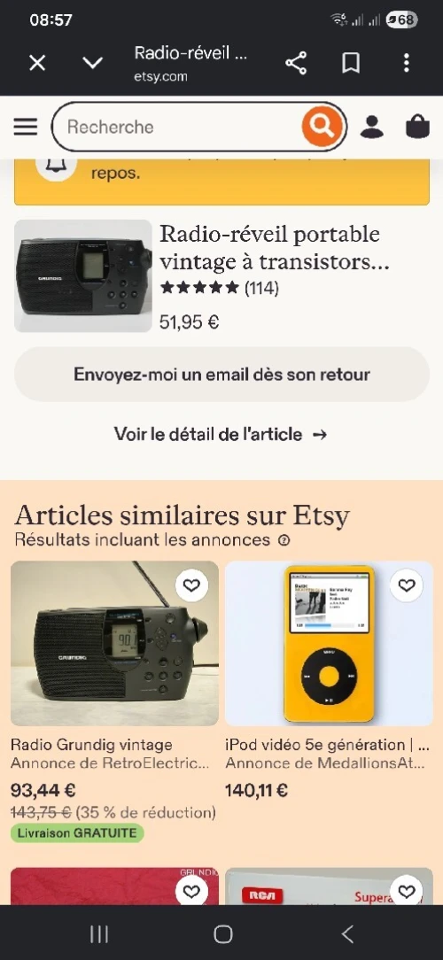 Radio Grundig prima boy 100