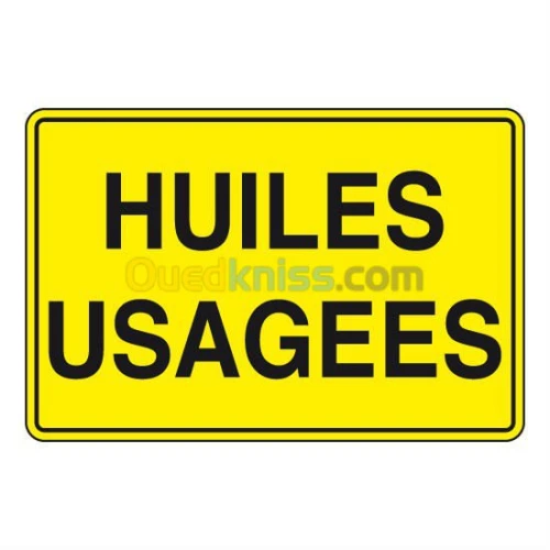 les huiles usagées