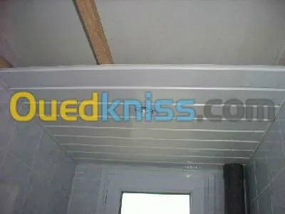 menuiserie aluminium , plafond en pvc