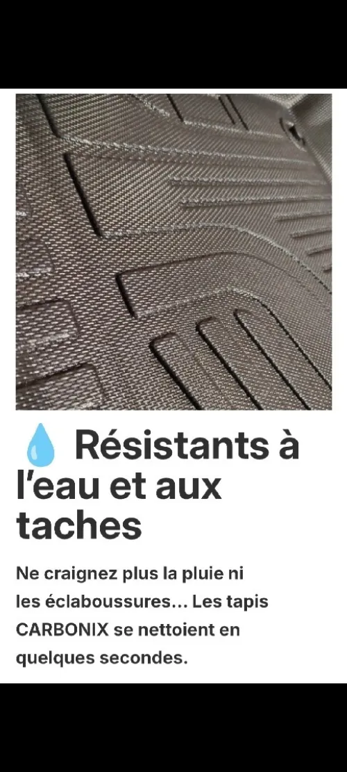 tapis carbonix 7d qur mesure
