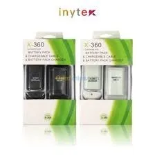 COMBO DE 2 BATTERIE AVEC CHARGEUR POUR MANETTE XBOX 360