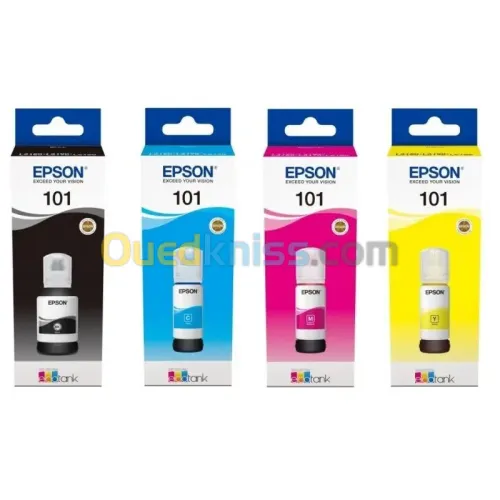 ENCRE EPSON 101 ORIGINAL PACK DE 4 BOUTEILLES 