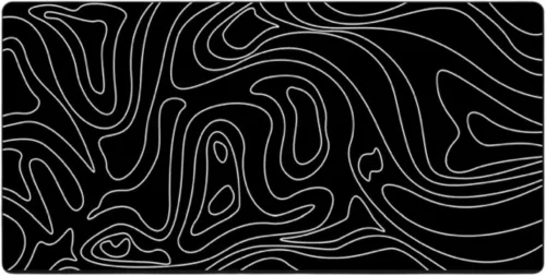 PROMO Tapis De Souris XXXL Black Abstract 900x400mm