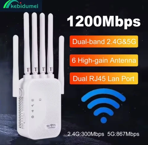 Répéteur Wifi Ac 1200 Dual Bande 2.4ghz et 5ghz