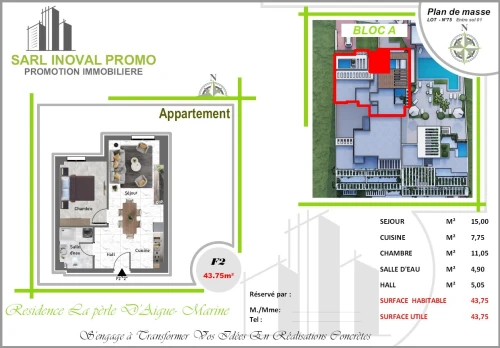 Vente Appartement F2 Béjaïa Beni ksila