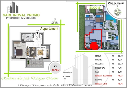 Vente Appartement F2 Béjaïa Beni ksila