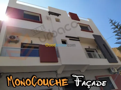 Monocouche façade