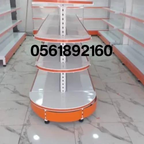 étagère métallique superette