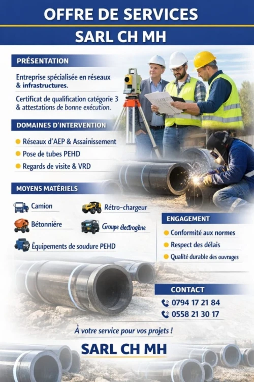 TRAVAUX HYDRAULIQUE