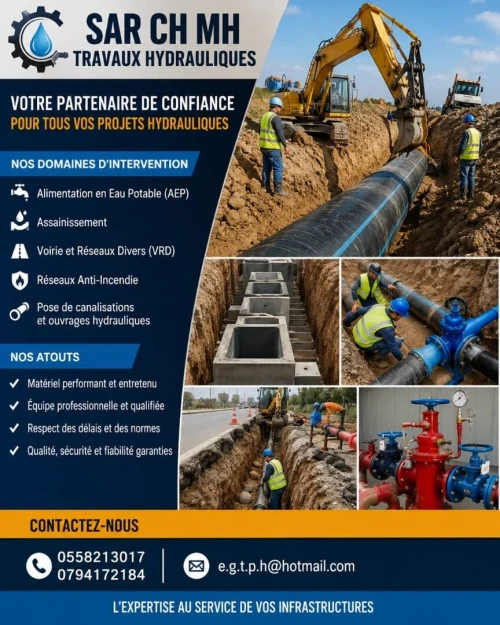 Travaux assainissement et AEP VRD