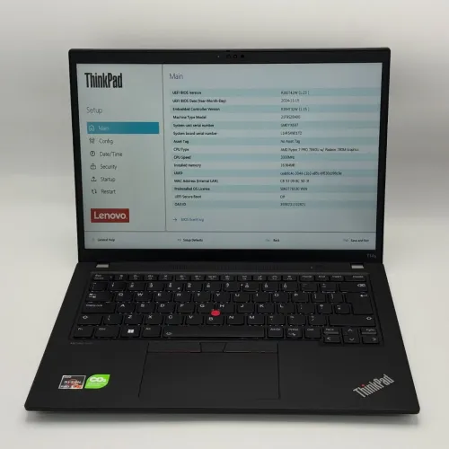 LENOVO THINKPAD T14 / RYZEN 7 Pro 7840U / 16Go DDR5 / 256Go SSD / 14 FHD+