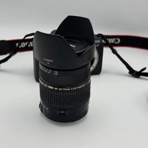 CAMERA CANON R7 + ADAPTER + OBJECTIF TAMRON 28-75mm + 128GO (2x64) SD LEXAR