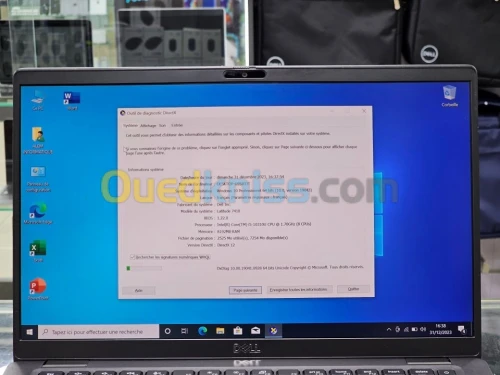 DELL LATITUDE 7410 / I5-10EME / 8GO / 256SSD / 14" FHD