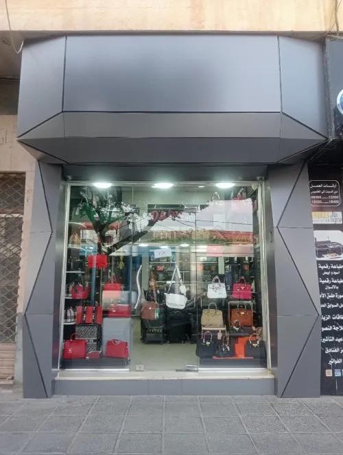 Décoration alucobond et led