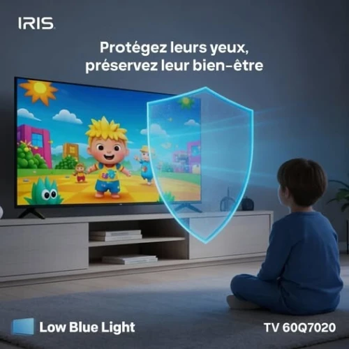 TV IRIS 65 Q7020 QLED ANDROID 14 GOOGLE TV 65POUCES UHD 4K 120Hz