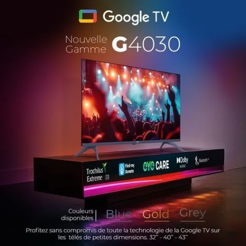 IRIS TV 43" G4030 GOOGLE TV ANDROID FHD 1080P