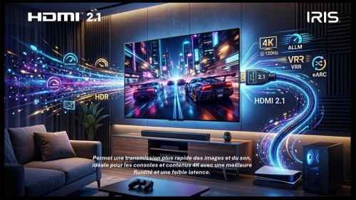 TV IRIS 65 M8020 MINILED ANDROID 14 GOOGLE TV 65POUCES UHD 4K 120Hz MATTE
