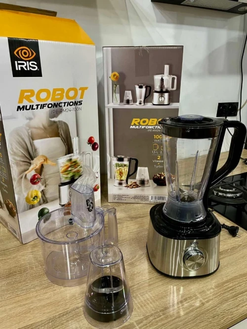 ROBOT MULTIFONCTIONS IRIS IPE-RM24-100N 1000W 2.4L/1.5L