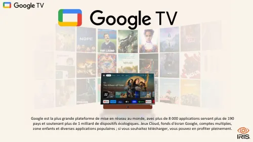 PORTABLE TV IRIS 32" / 24" LED G4030P GOOGLE TV HD