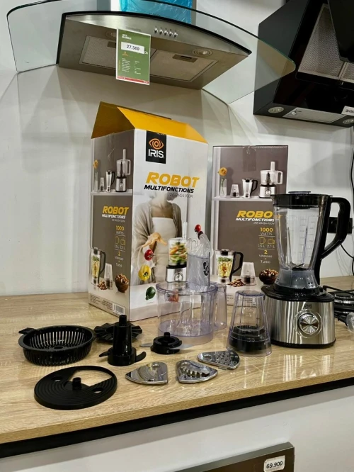 ROBOT MULTIFONCTIONS IRIS IPE-RM24-100N 1000W 2.4L/1.5L