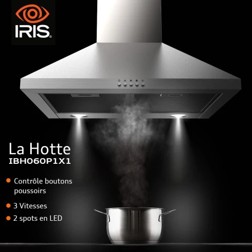 HOTTE DE CUISINE IBH060P1X 