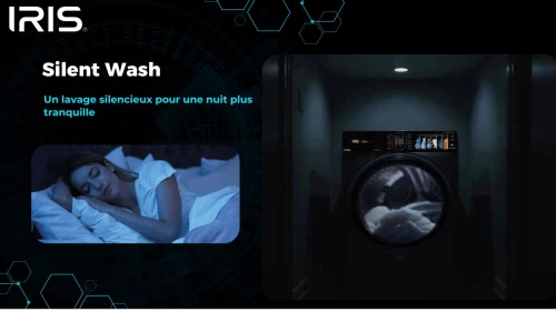 MACHINE A LAVER IRIS PURA UV 12KG et PURA UV SECHANTE 12/8KG