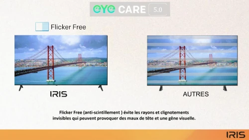 TV IRIS 65 Q7020 QLED ANDROID 14 GOOGLE TV 65POUCES UHD 4K 120Hz