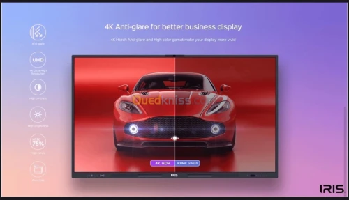ECRAN TACTILE INTERACTIF IRIS A200 PRO 75 POUCES