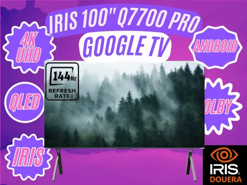 GAMING TV IRIS QLED Q7700 PRO GOOGLE TV UHD 4K 144Hz Matte (55"/65")