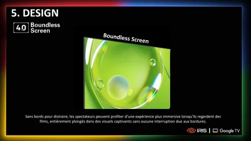 TV IRIS 65 G5030 GOOGLE TV 65POUCES UHD 4K LED