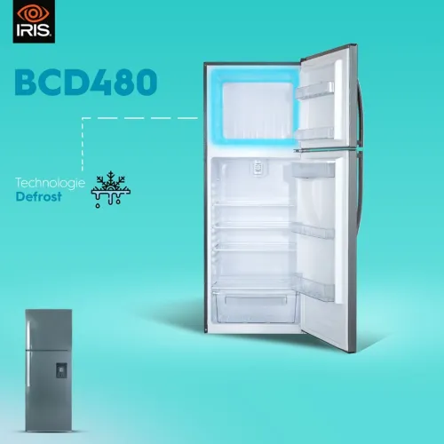REFRIGERATEUR IRIS BCD 480 BLANC