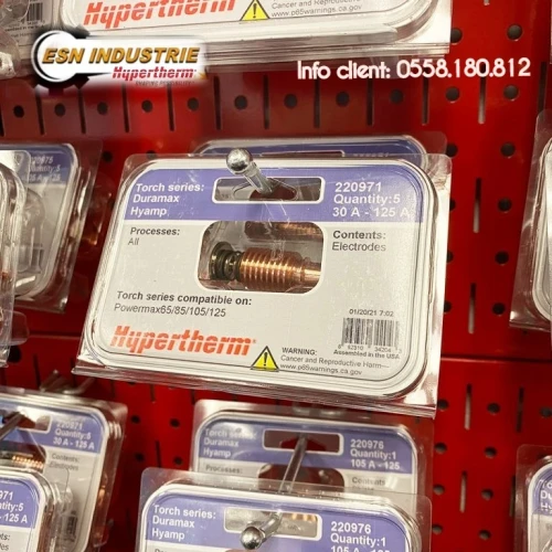 Hypertherm Original, Consommables Duramax torche PowerMax 