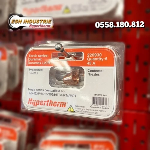 Hypertherm Original, Consommables Duramax torche PowerMax 