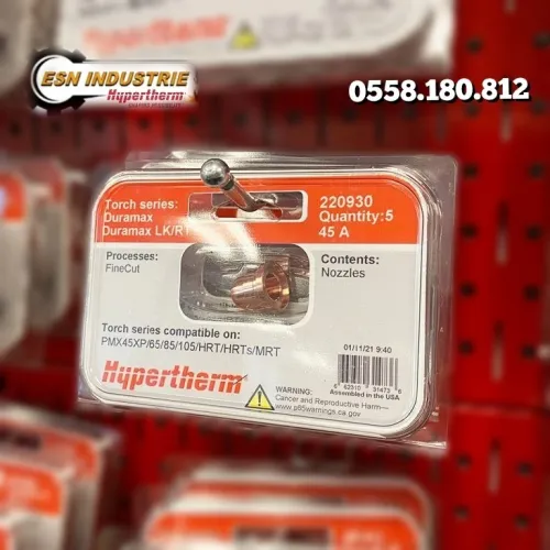 Hypertherm consommables originaux torches Power Max