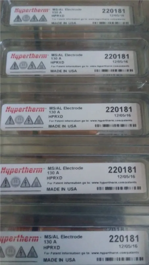 Hypertherm consommables originaux pour torches HPR & XPR