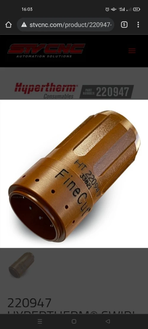 Hypertherm consommables originaux torches Power Max