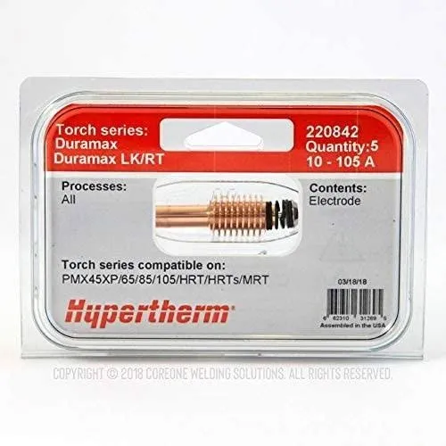 Hypertherm consommables originaux torches Power Max