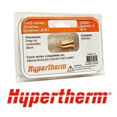Hypertherm consommables originaux torches Power Max
